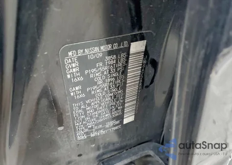 2009 Nissan Cube Base из США, поврежденный, VIN JN8AZ28R99T130805